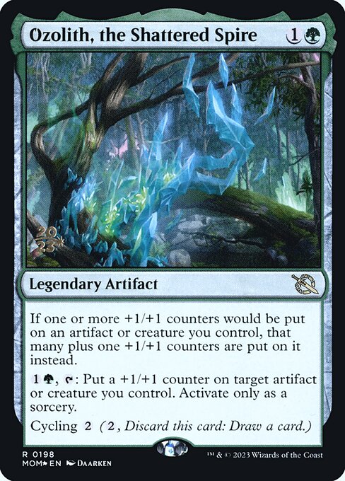Ozolith, the Shattered Spire (198s) [March of the Machine Promos]