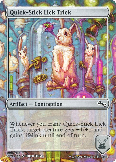 Quick-Stick Lick Trick (199) [Unstable] [Borderless]