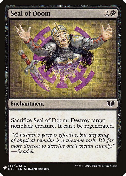Seal of Doom (C15-135) [The List]