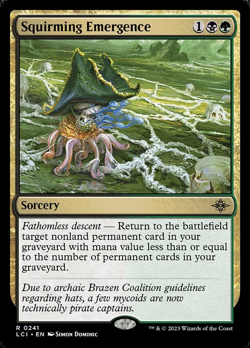 Squirming Emergence (241) [The Lost Caverns of Ixalan]