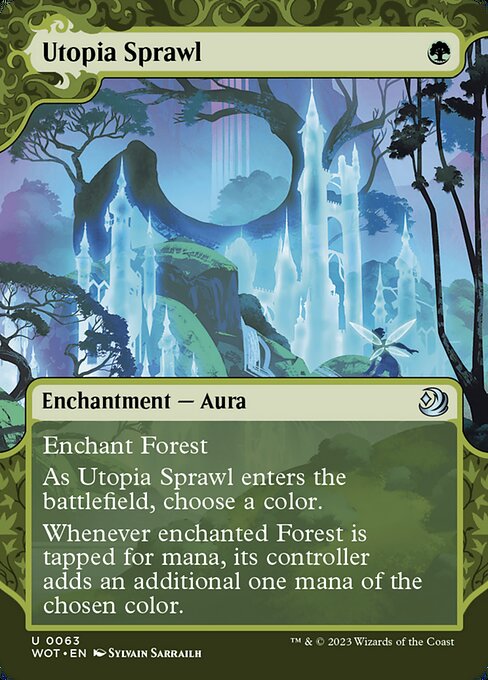 Utopia Sprawl (63) [Wilds of Eldraine: Enchanting Tales] [Showcase, Borderless]