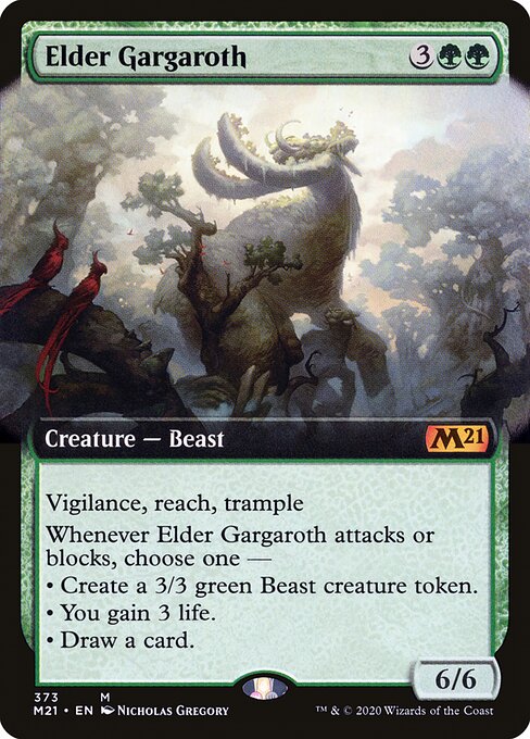 Elder Gargaroth (373) [Core Set 2021] [Extended Art]