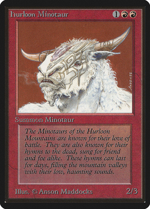 Hurloon Minotaur (159) [Limited Edition Beta]