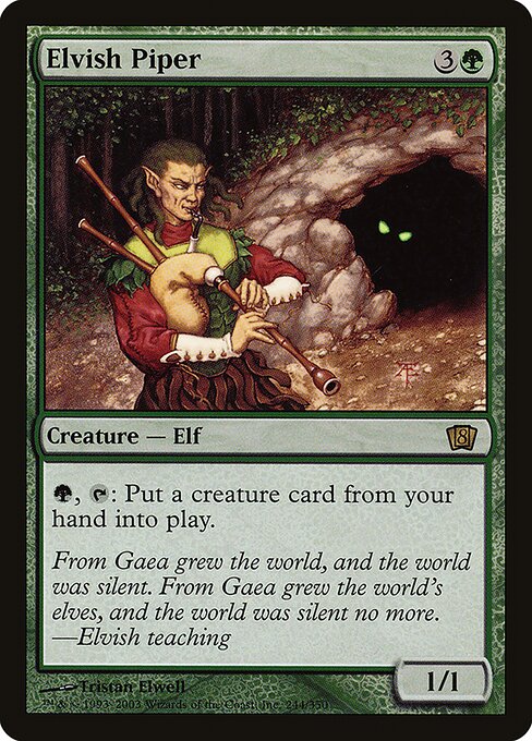 Elvish Piper (244★) [Eighth Edition]