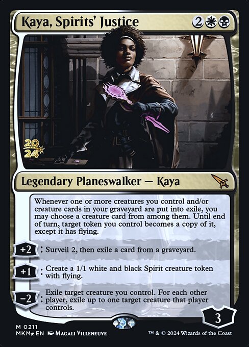 Kaya, Spirits' Justice (211s) [Murders at Karlov Manor Promos]
