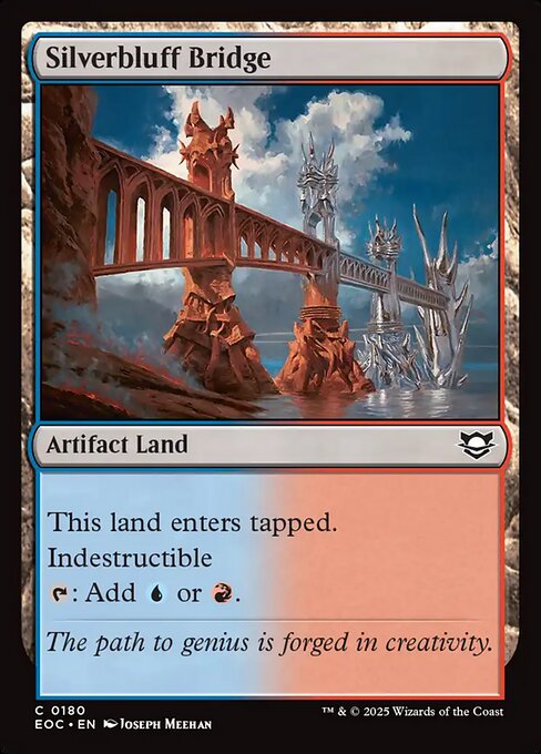 Silverbluff Bridge (180) [Edge of Eternities Commander]