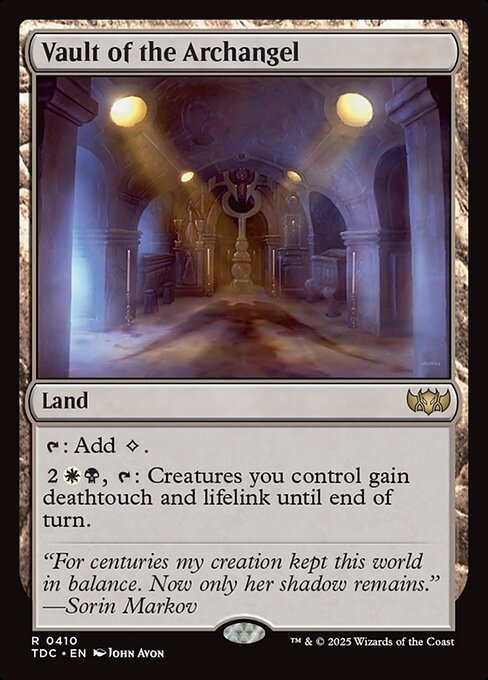 Vault of the Archangel (410) [Tarkir: Dragonstorm Commander]