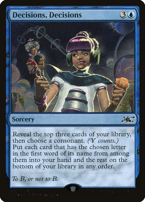 Decisions, Decisions (330) [Unfinity]