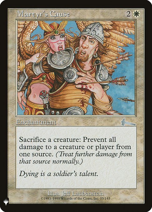 Martyr's Cause (ULG-13) [The List]