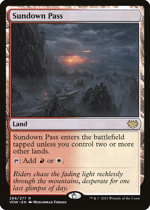 Sundown Pass (266) [Innistrad: Crimson Vow]