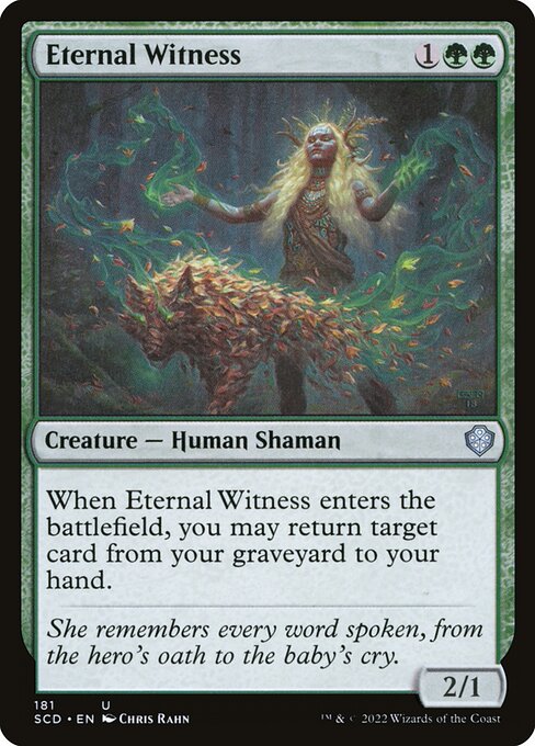 Eternal Witness (181) [Starter Commander Decks]