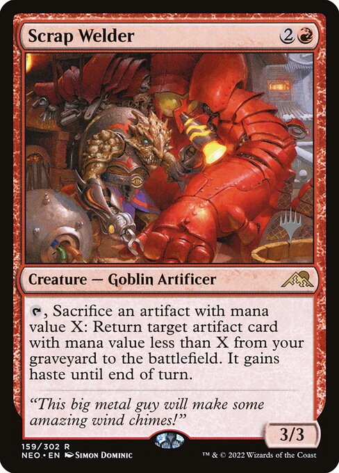 Scrap Welder (159p) [Kamigawa: Neon Dynasty Promos]