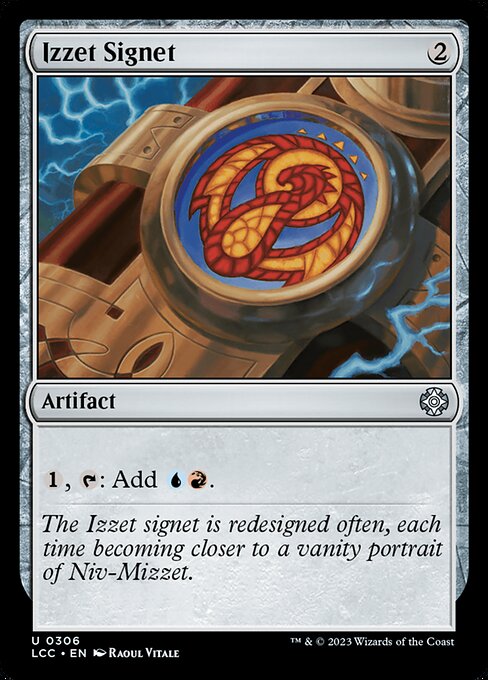 Izzet Signet (306) [The Lost Caverns of Ixalan Commander]