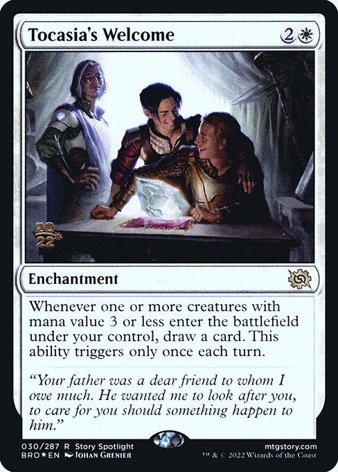 Tocasia's Welcome (30s) [The Brothers' War Promos]