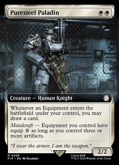 Puresteel Paladin (456) [Fallout] [Extended Art]