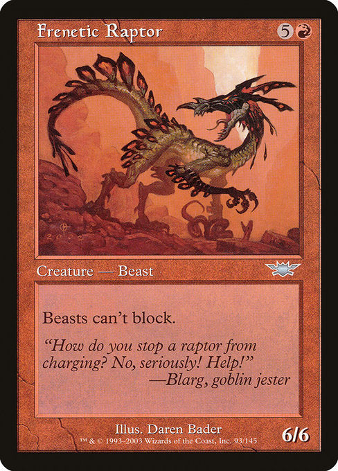 Frenetic Raptor (93) [Legions]