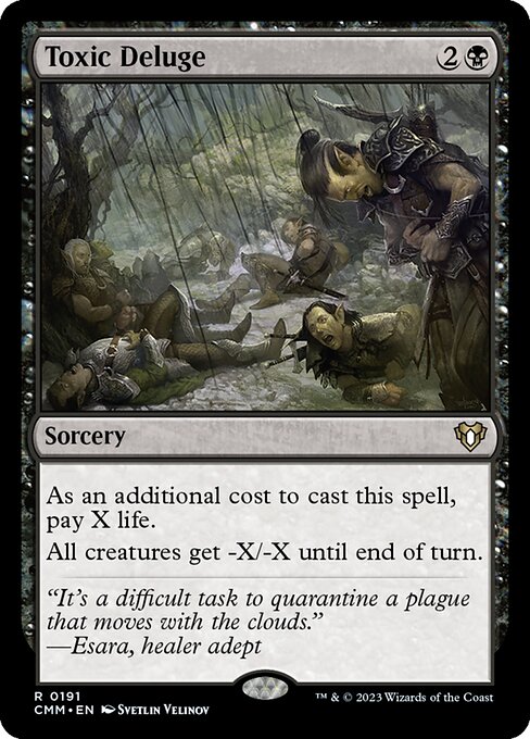 Toxic Deluge (191) [Commander Masters]
