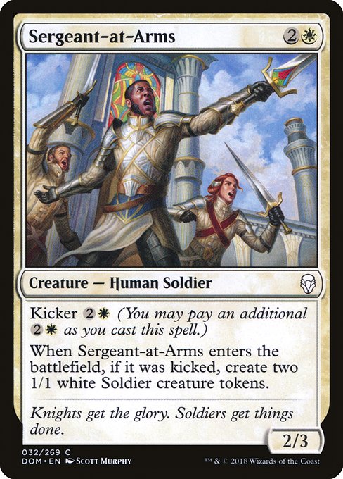 Sergeant-at-Arms (32) [Dominaria]
