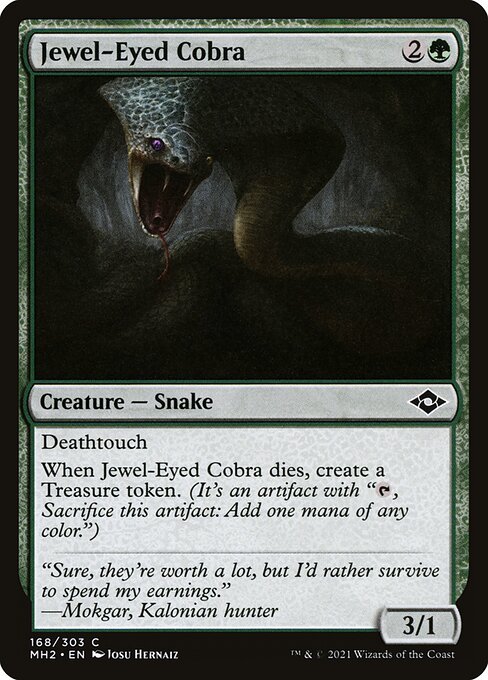 Jewel-Eyed Cobra (168) [Modern Horizons 2]