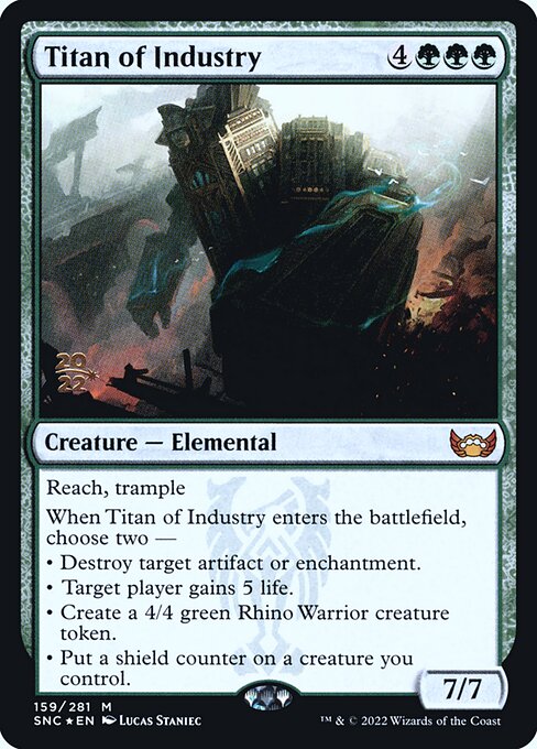 Titan of Industry (159s) [Streets of New Capenna Promos]