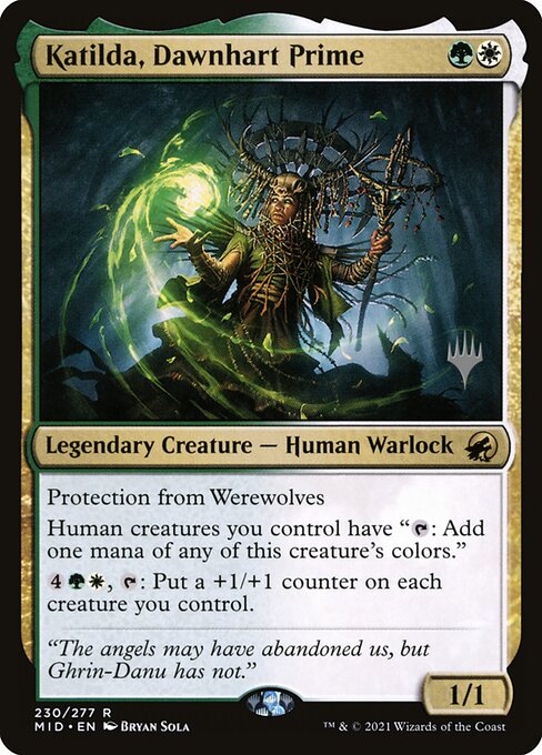 Katilda, Dawnhart Prime (230p) [Innistrad: Midnight Hunt Promos]