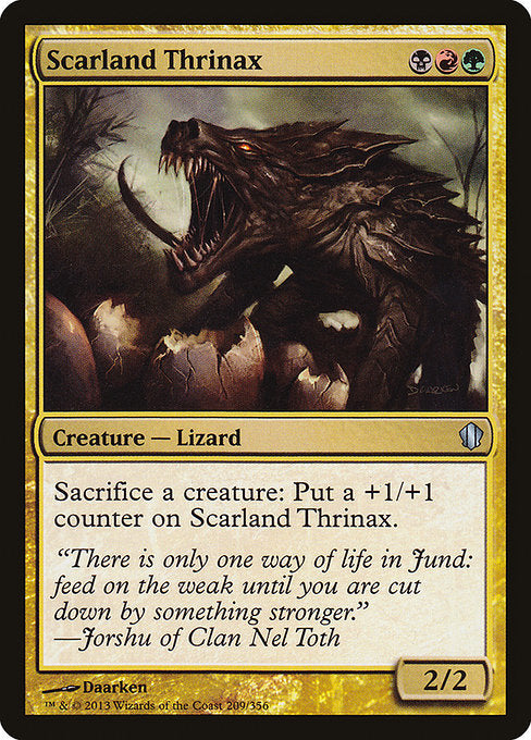 Scarland Thrinax (209) [Commander 2013]