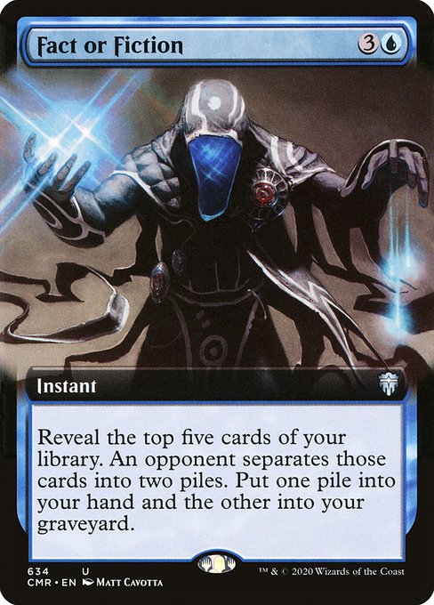 Fact or Fiction (634) [Commander Legends] [Extended Art]