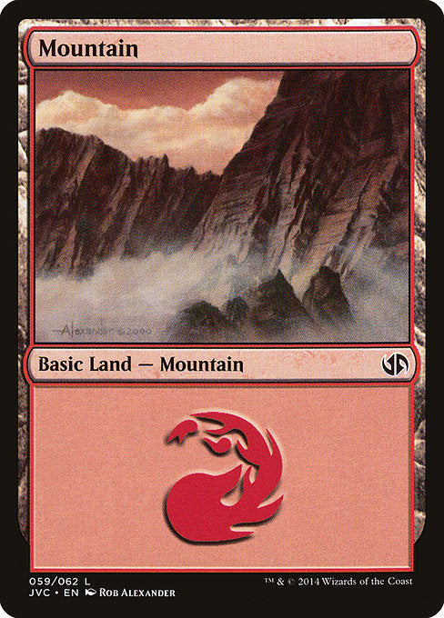 Mountain (59) [Duel Decks Anthology: Jace vs. Chandra]