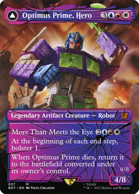 Optimus Prime, Hero // Optimus Prime, Autobot Leader (27) [Transformers] [Borderless]
