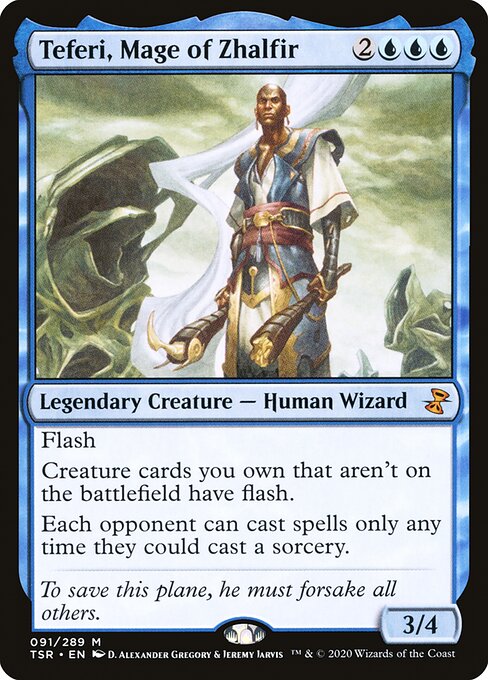 Teferi, Mage of Zhalfir (91) [Time Spiral Remastered]
