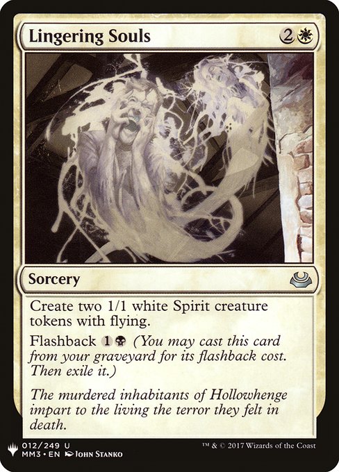 Lingering Souls (MM3-12) [The List]