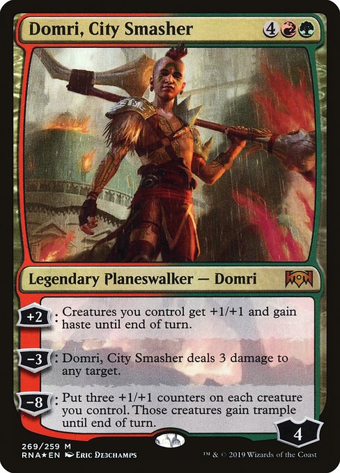 Domri, City Smasher (269) [Ravnica Allegiance]