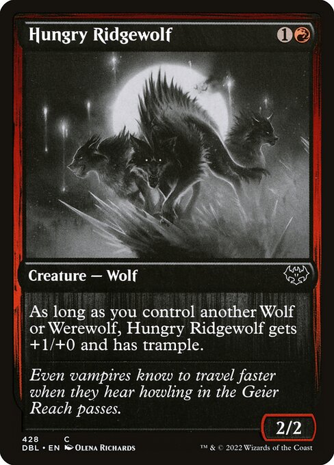 Hungry Ridgewolf (428) [Innistrad: Double Feature]