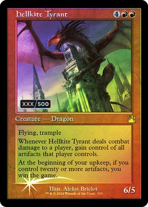 Hellkite Tyrant (333z) [Ravnica Remastered]