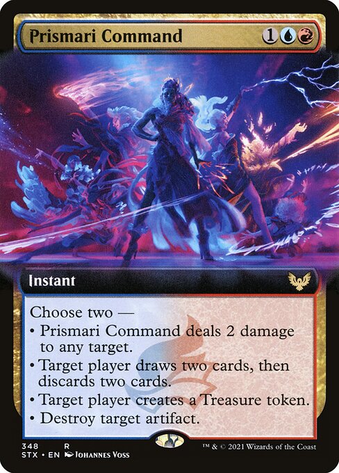 Prismari Command (348) [Strixhaven: School of Mages] [Extended Art]