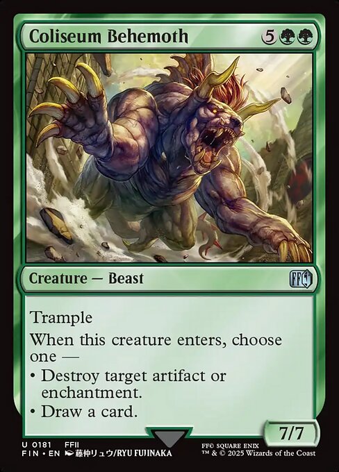 Coliseum Behemoth (181) [Final Fantasy]