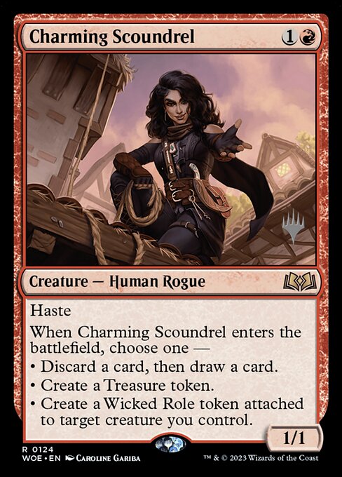 Charming Scoundrel (124p) [Wilds of Eldraine Promos]