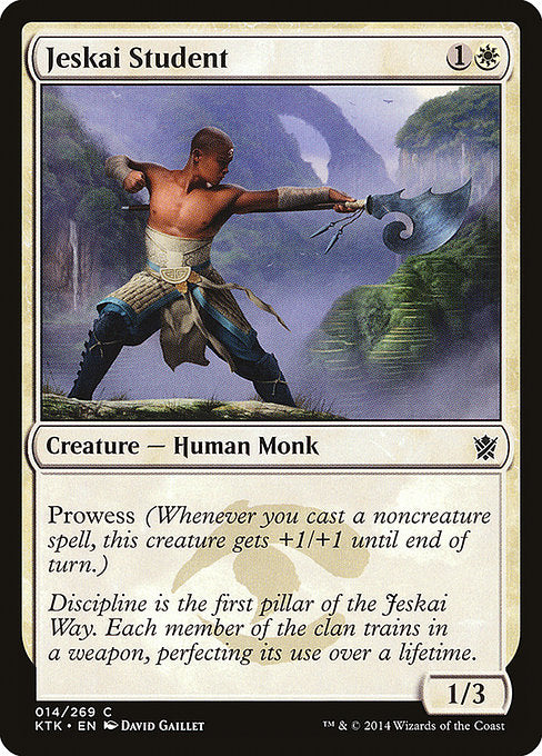 Jeskai Student (14) [Khans of Tarkir]