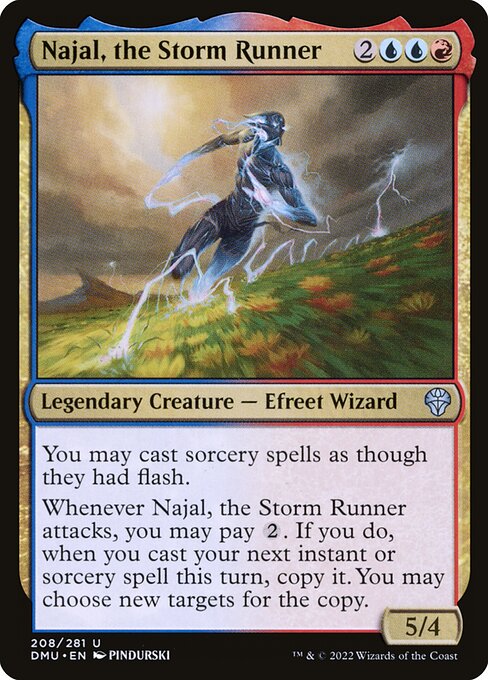 Najal, the Storm Runner (208) [Dominaria United]