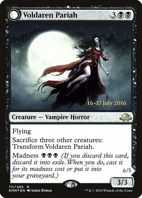 Voldaren Pariah // Abolisher of Bloodlines (111s) [Eldritch Moon Promos]