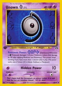 Unown [D] (47/75) [Neo Discovery (Unlimited)]