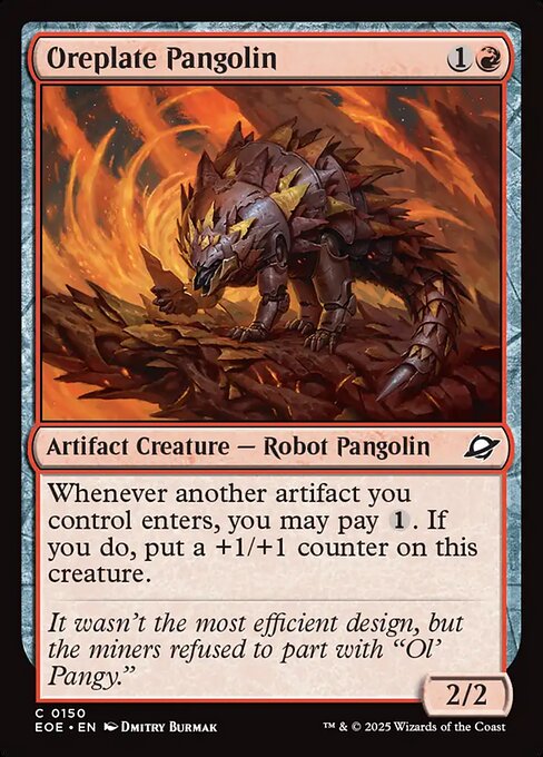 Oreplate Pangolin (150) [Edge of Eternities]