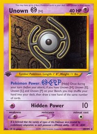 Unown [H] (028/105) [Neo Destiny (Unlimited)]