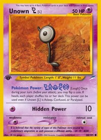 Unown [L] (086/105) [Neo Destiny (Unlimited)]