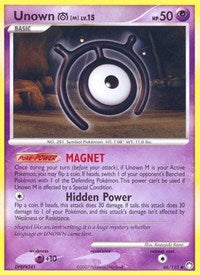 Unown [M] (66/123) [Mysterious Treasures]
