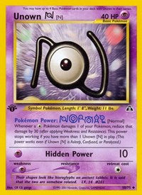 Unown [N] (50/75) [Neo Discovery (Unlimited)]