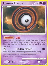 Unown [O] (70/132) [Secret Wonders]