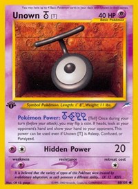 Unown [T] (088/105) [Neo Destiny (Unlimited)]