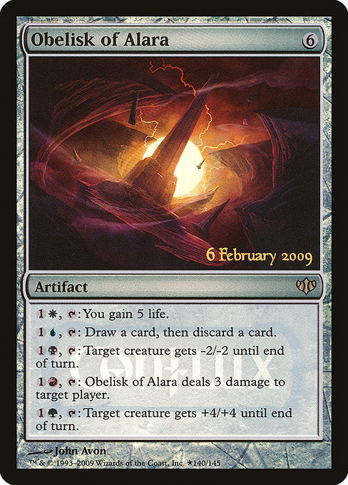 Obelisk of Alara (140★) [Conflux Promos]