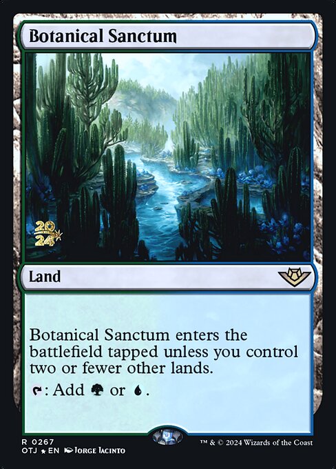 Botanical Sanctum (267s) [Outlaws of Thunder Junction Promos]
